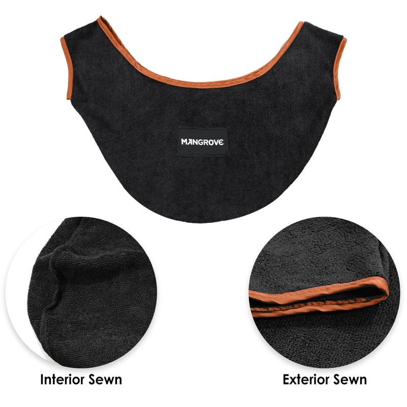 Mangrove Bowling Ball Polisher, Microfiber Bowling Towel See-Saw for Bowlers, Large Washable Bowling Shammy Seesaw, Ball Cleaner Holder Bag (Orange) - Image 3